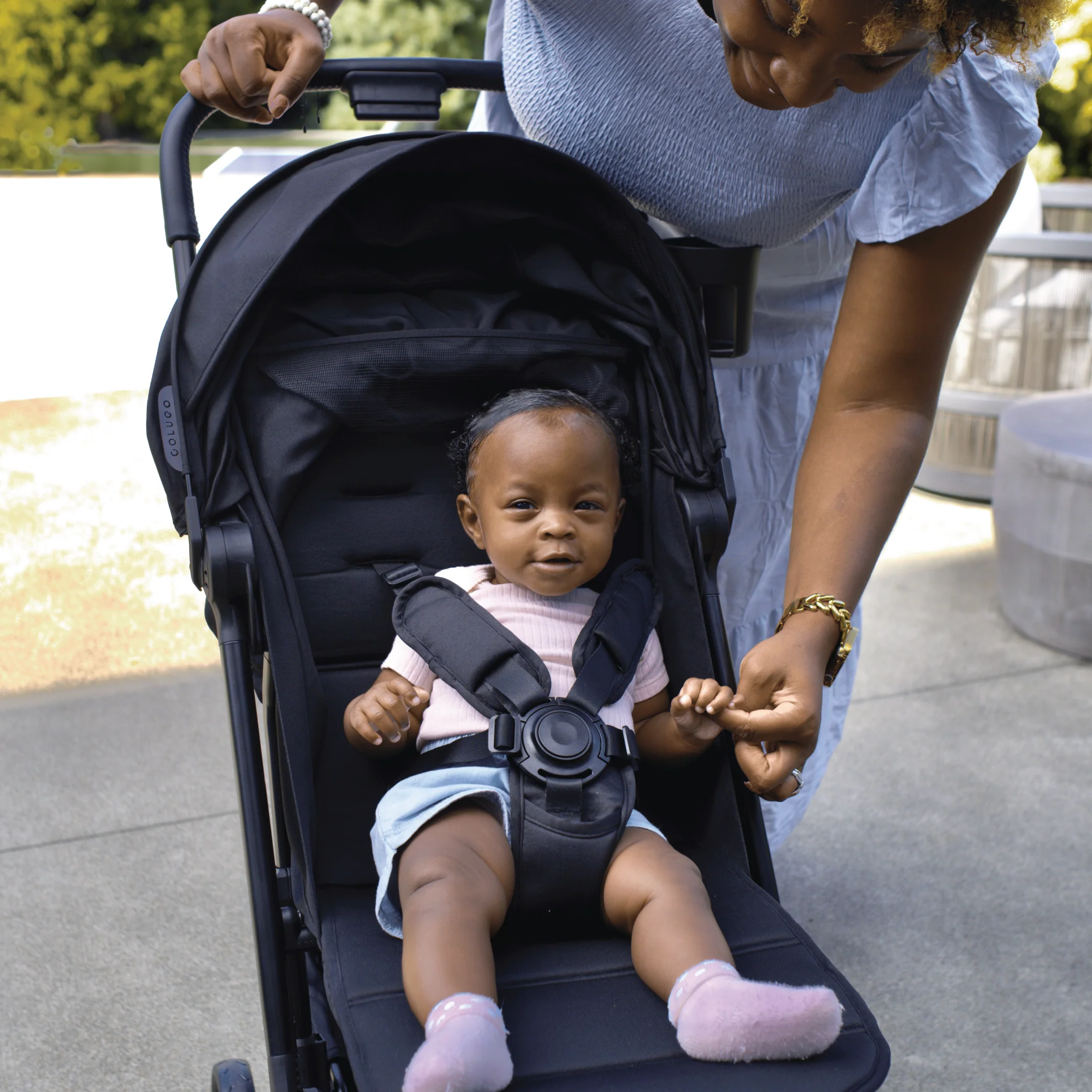 The Compact Stroller+ & The Parent Backpack Bundle, Black - Image 3