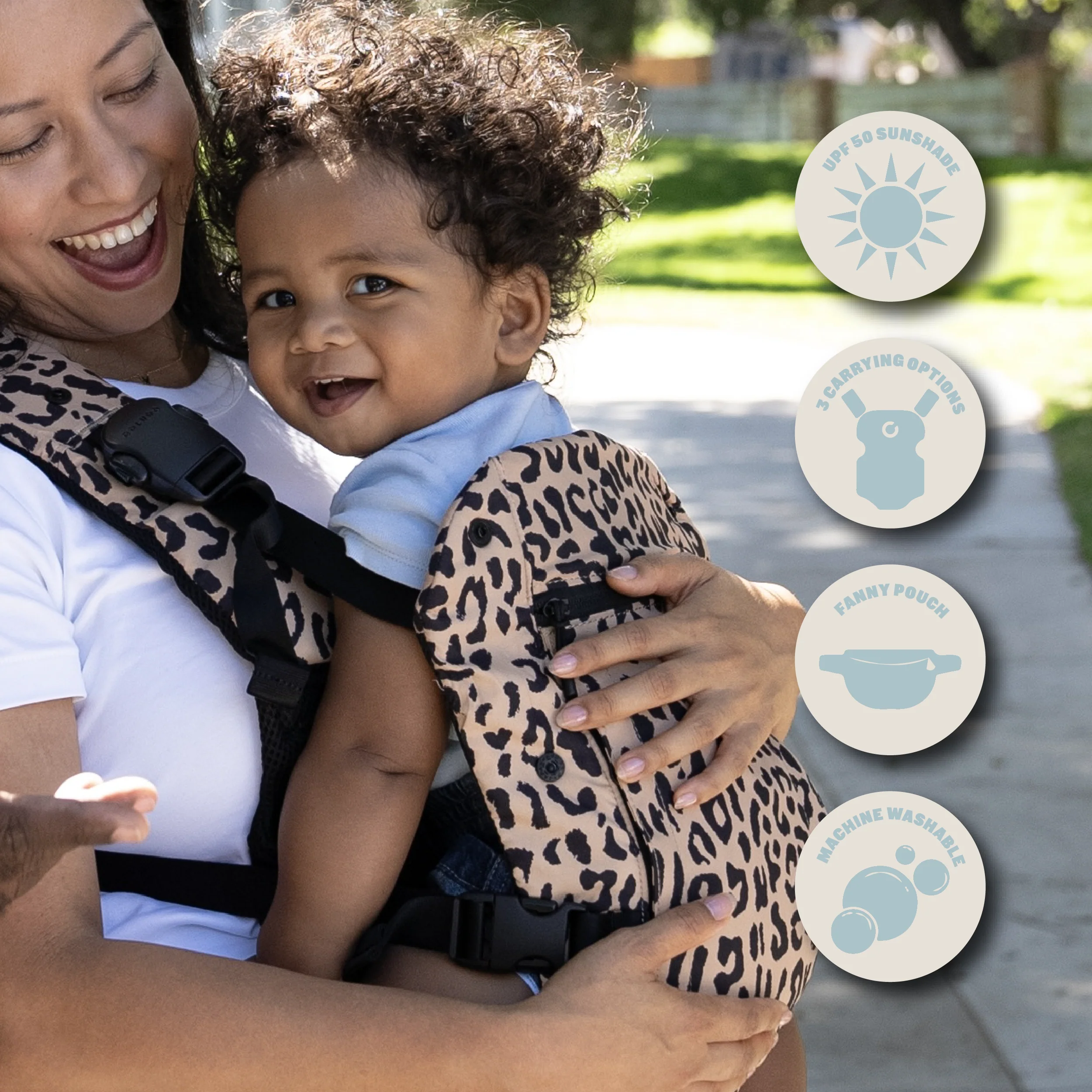The Baby Carrier + The Carrier Cozy Bundle, Wild Child - Image 3