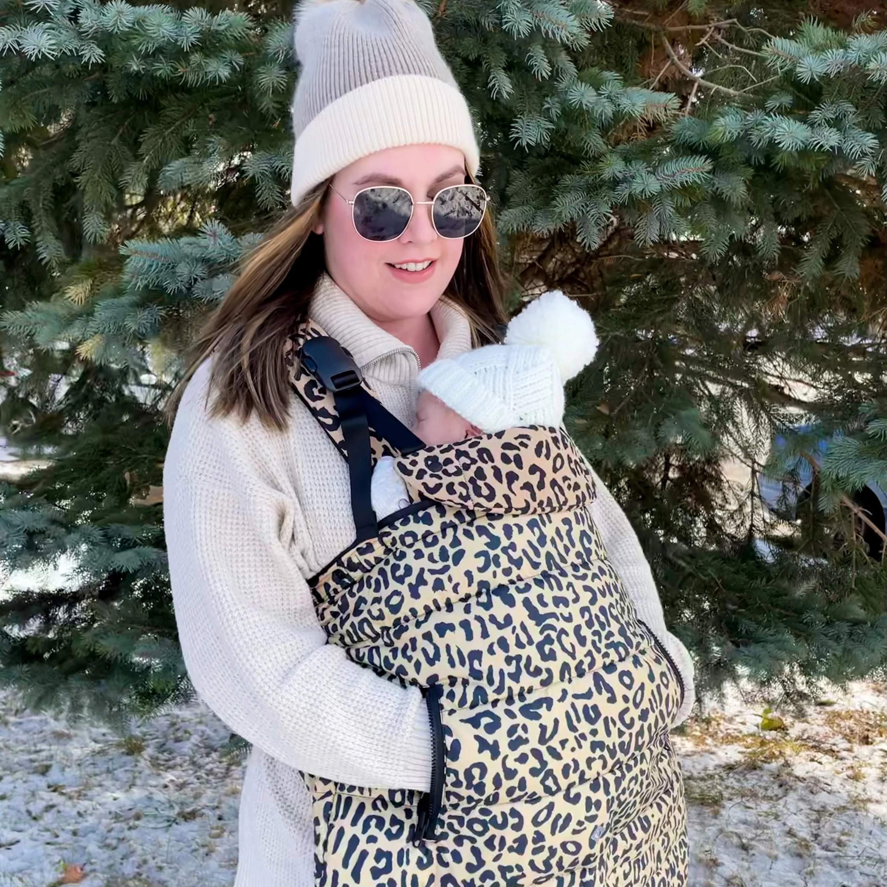 The Baby Carrier + The Carrier Cozy Bundle, Wild Child - Image 9