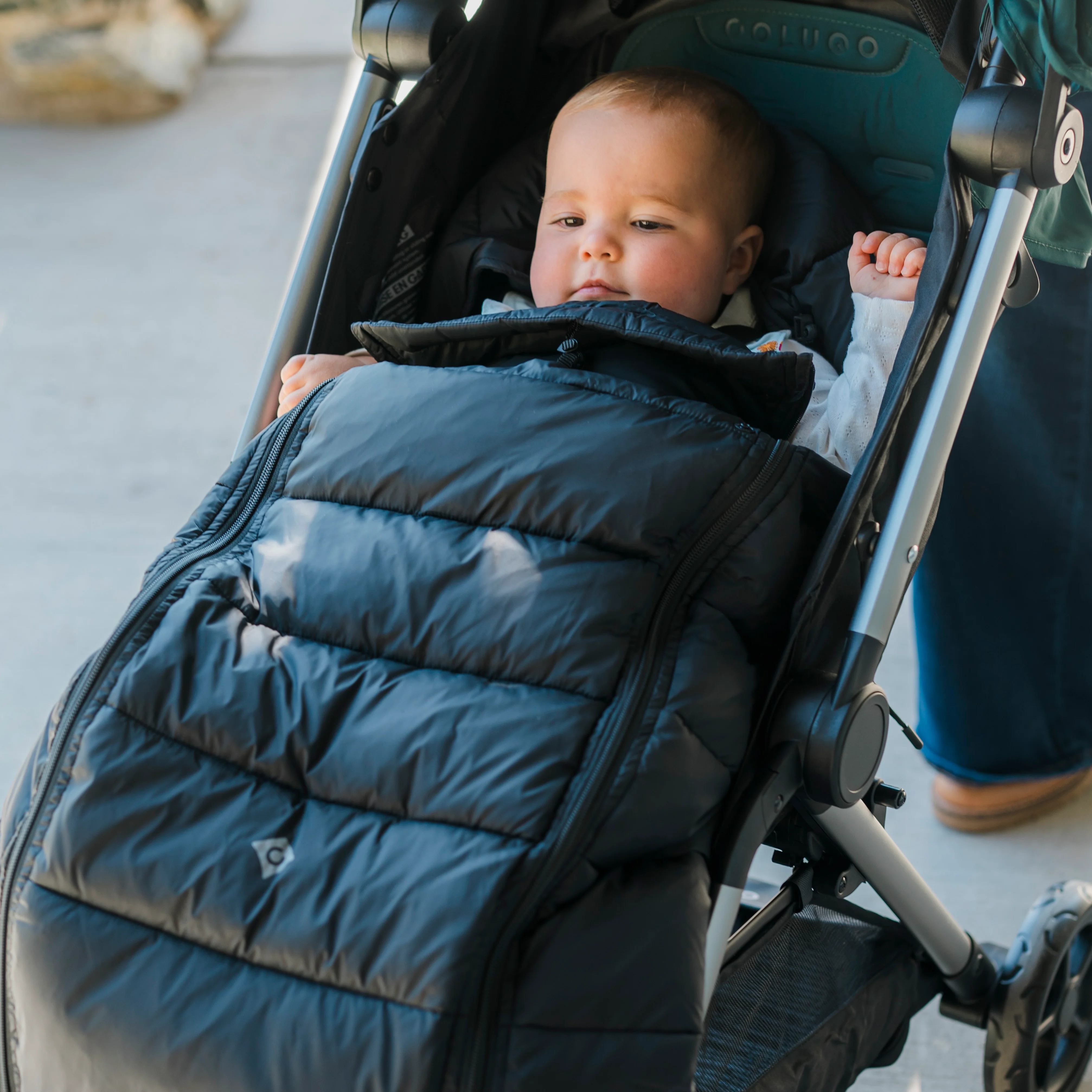 The Compact Stroller+ & The Cozy Bundle, Cool Grey - Image 5