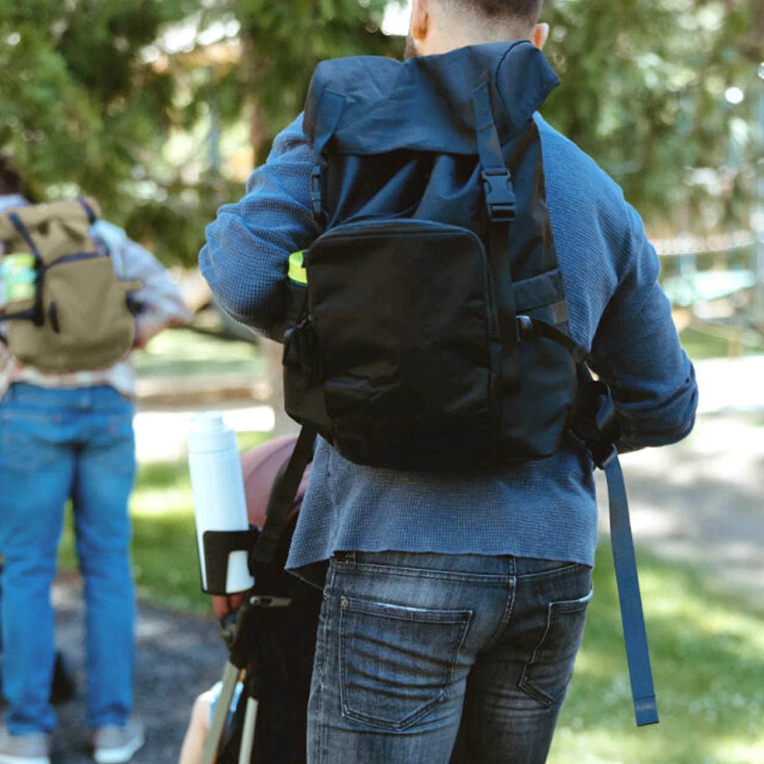 The Parent Backpack, Black - Image 8